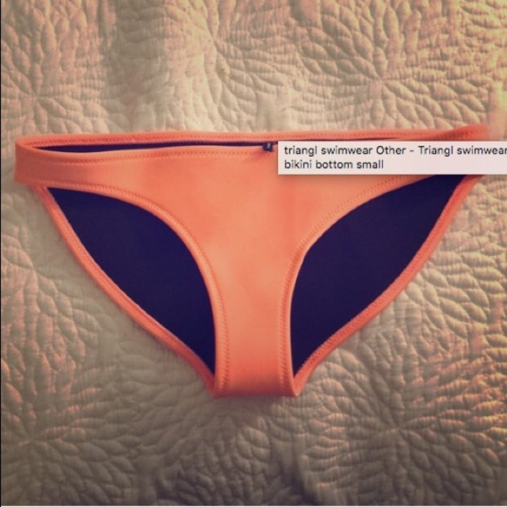 Triangl swimwear orange bikini bottom